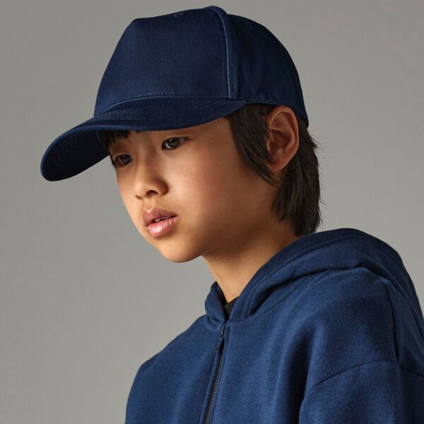 Junior organic cotton 5-panel cap Thumbnail