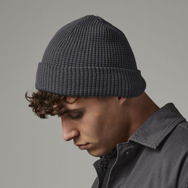 Beechfield Organic Cotton Waffle Beanie Thumbnail