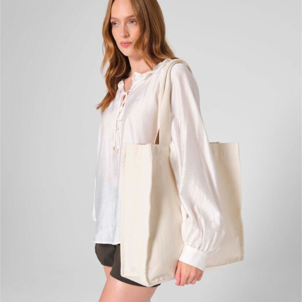 Chevron Handle Shopper Thumbnail