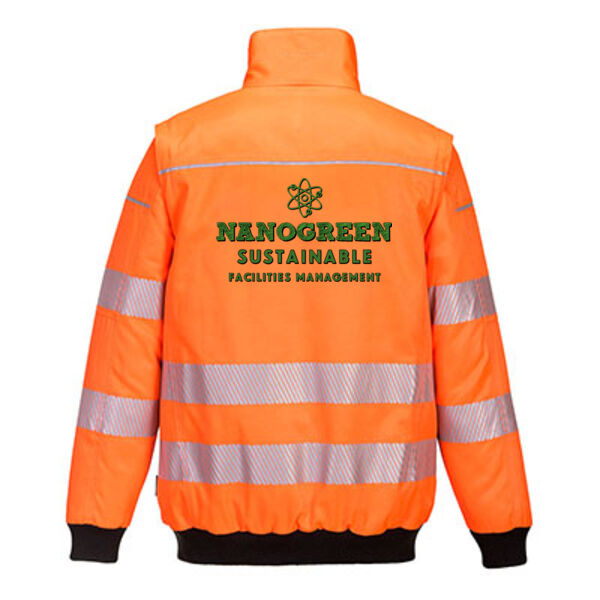 Hi - Vis Jacket Orange Thumbnail